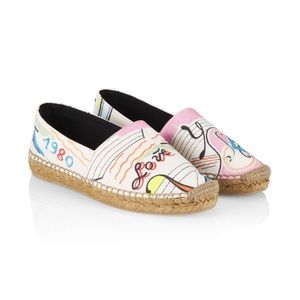 YSL Perseo Canvas Espadrilles Size: 6 (36)